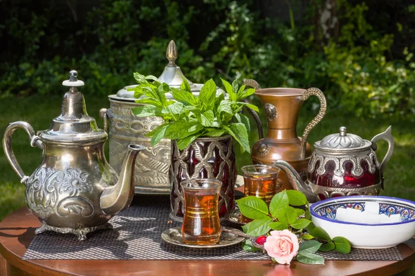 Arabische mint thee — Stockfoto