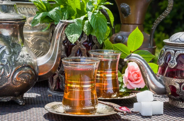 アラビアン ミントのお茶 — ストック写真