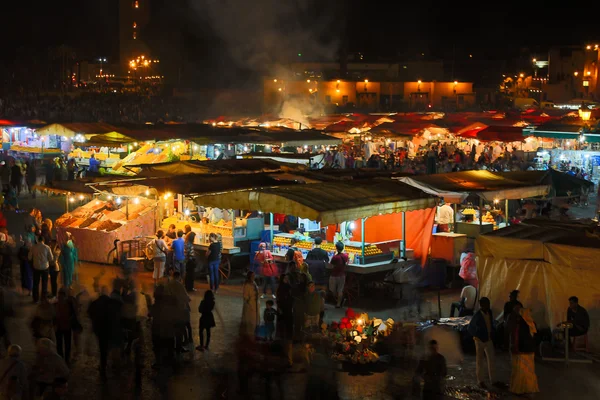 Jamaa el Fna tér Marrakesh medina — Stock Fotó