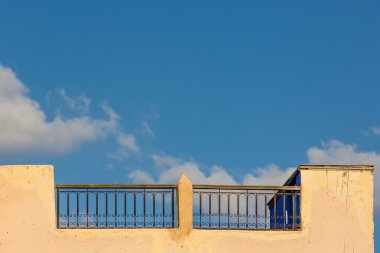 Marakeş yukarıda gökyüzü