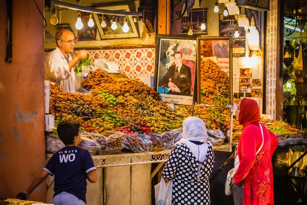 En el zoco en Marrakech Medina —  Fotos de Stock