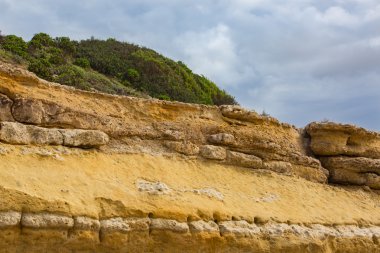 Atlantic coast ayrıntıda. Fas.