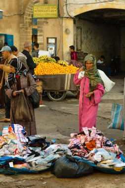 Essaouira sokakları görüntülemek.
