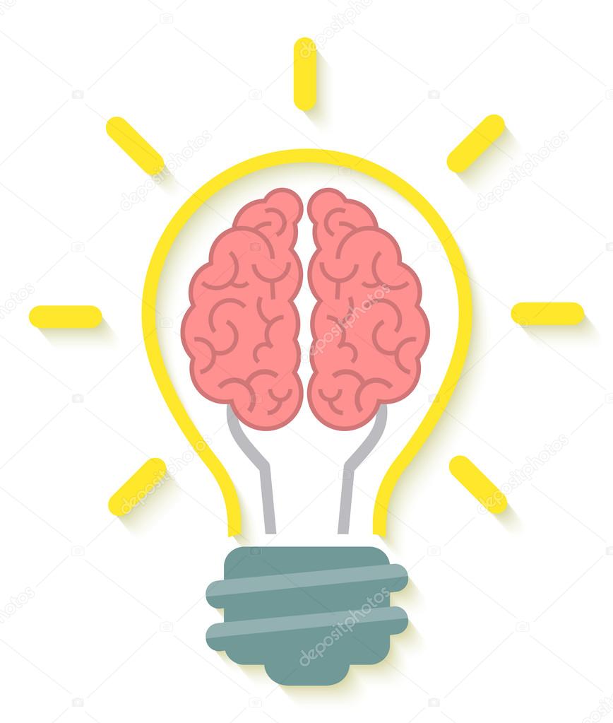 Brain and Idea Concept