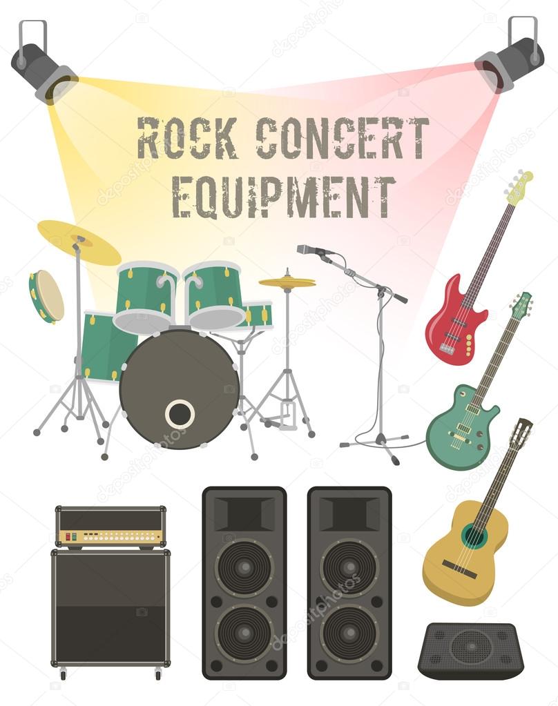 Rock Concert Equipment