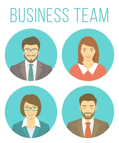 Business people avatars Royalty Free Stock Illustrations