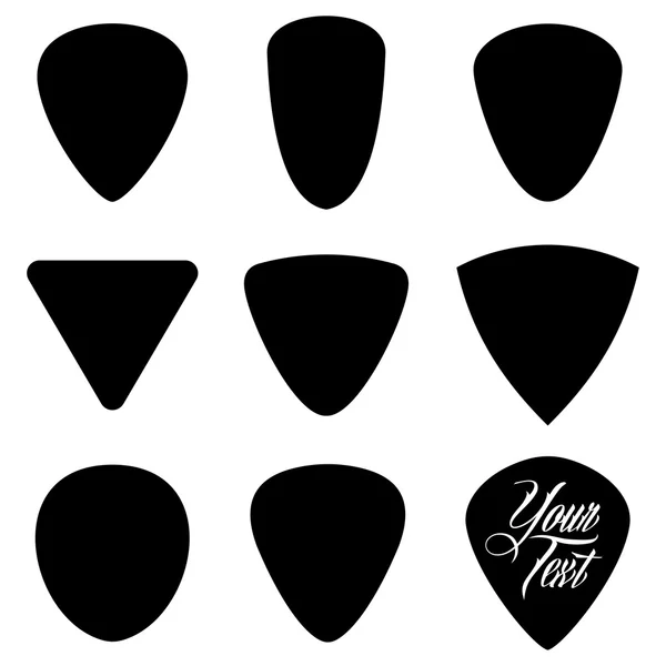 Plectrum pick vector — Stockvector