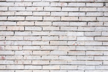 Beyaz tuğla duvar