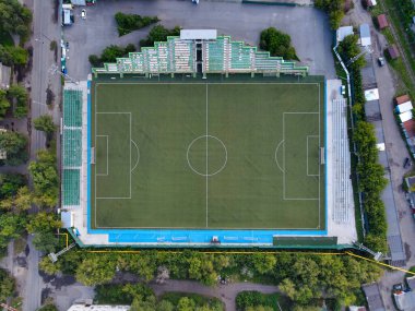 Sibirya 'da yapay saha futbol sahası