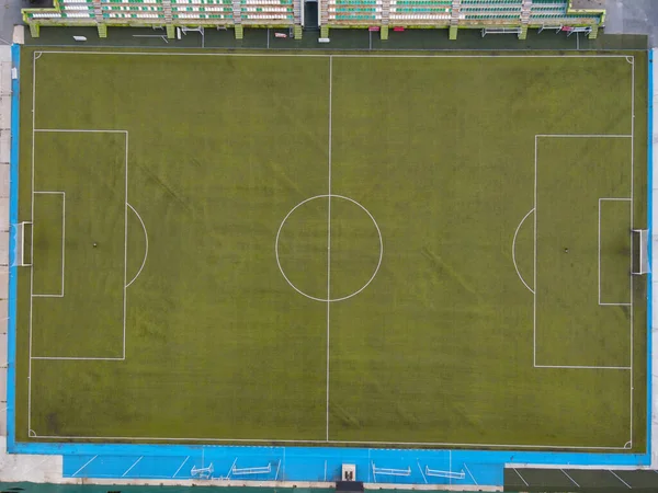 Voetbal Stadion Temp Kleine Stad — Stockfoto