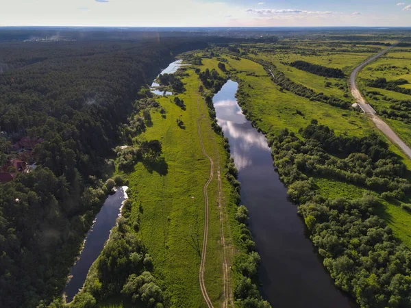 Λίμνη Belenkoe Timiryzevo Tomskaya Oblast — Φωτογραφία Αρχείου