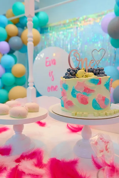 生日蛋糕 高质量的照片 — 图库照片