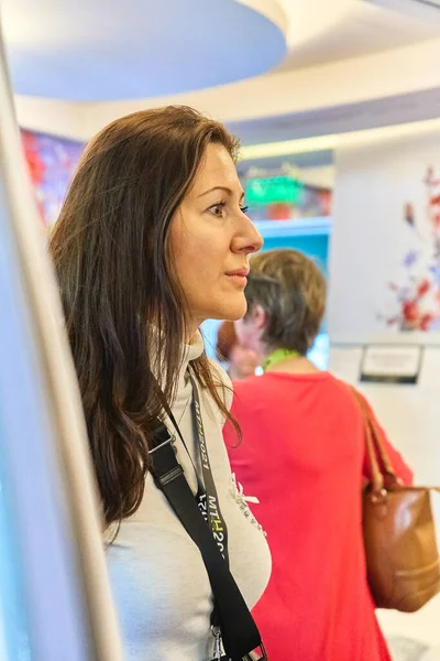 Moskova, Rusya - 27.03.2021: Irina Viner-Usmanova ritmik jimnastik sarayı, Olay Moskova Seyahat Hack 2021