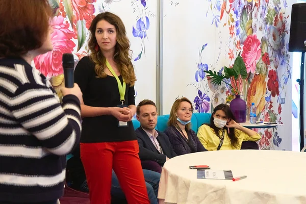 Moskova, Rusya - 27.03.2021: Irina Viner-Usmanova ritmik jimnastik sarayı, Olay Moskova Seyahat Hack 2021