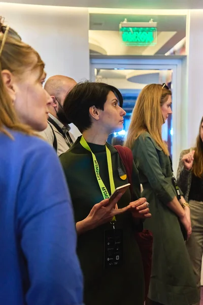 Moskova, Rusya - 27.03.2021: Irina Viner-Usmanova ritmik jimnastik sarayı, Olay Moskova Seyahat Hack 2021