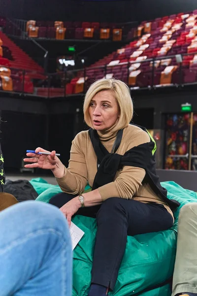 Moskova, Rusya - 27.03.2021: Irina Viner-Usmanova ritmik jimnastik sarayı, Olay Moskova Seyahat Hack 2021