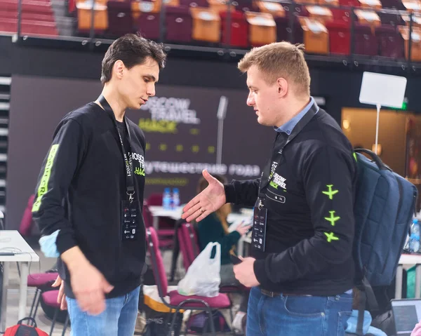 Moskova, Rusya - 27.03.2021: Irina Viner-Usmanova ritmik jimnastik sarayı, Olay Moskova Seyahat Hack 2021