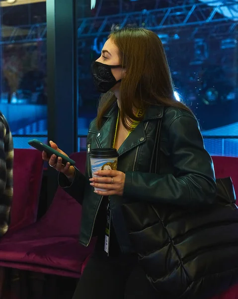 Moskova, Rusya - 27.03.2021: Irina Viner-Usmanova ritmik jimnastik sarayı, Olay Moskova Seyahat Hack 2021                  