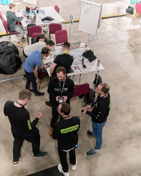 Moskova, Rusya - 27.03.2021: Irina Viner-Usmanova ritmik jimnastik sarayı, Olay Moskova Seyahat Hack 2021                  
