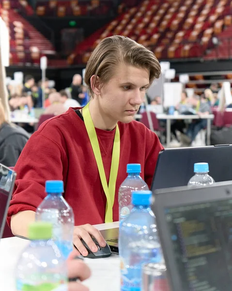 Moskova, Rusya - 27.03.2021: Irina Viner-Usmanova ritmik jimnastik sarayı, Olay Moskova Seyahat Hack 2021                  
