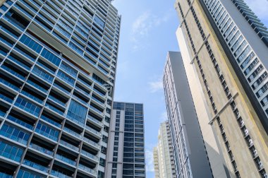 Bangkok Modern Buidings görünümünü