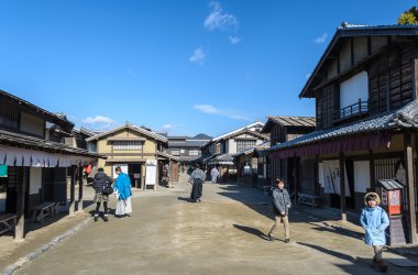 Kyoto, Janpan - 01 Ocak 2015: Toei Uzumasa Eigamura