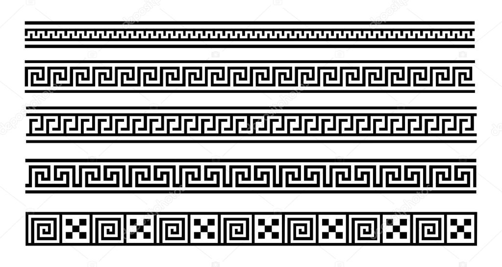 Greek meander. Seamless geometric pattern. vector EPS 10