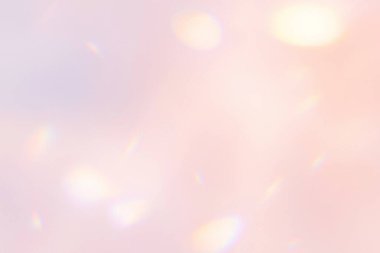 Işıldayan ışık ve rüya gibi prizma ile yumuşak pastel bokeh arka plan.