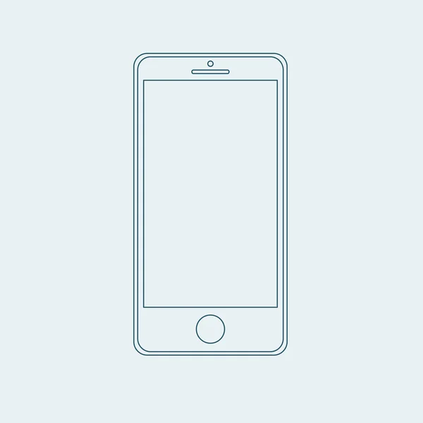 Smartphone anahat simgesi iphone tarzı EPS
