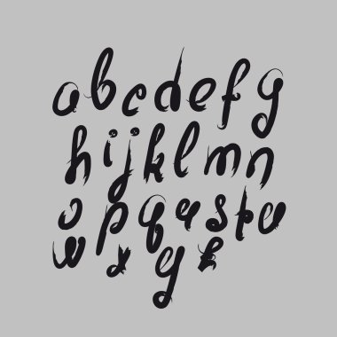 Vektör el yapımı fırça komut dosyası, iyi yazı eps