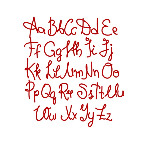 Vektor handgemachte Pinselschrift, guter Schriftzug eps — Stockvektor