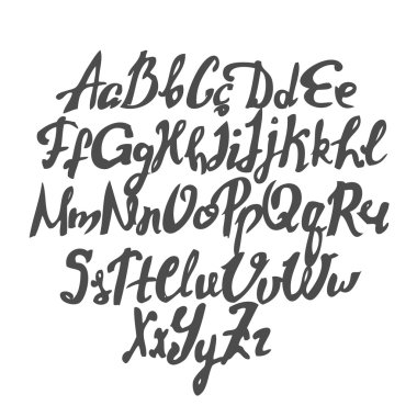 Vektör el yapımı fırça komut dosyası, iyi yazı eps