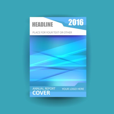 A4 kapak yıllık el ilanı rapor iş vektör