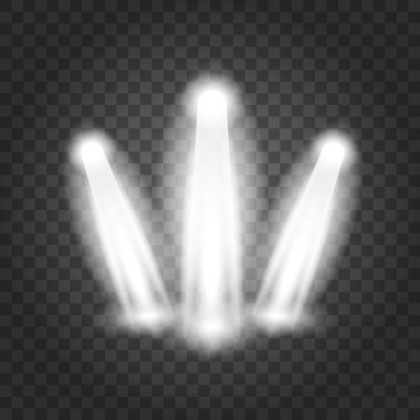 Parlayan ışıklar efekt, parlama, patlama ve yıldızlar.