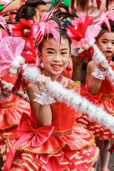 Samutsakorn Tailândia Dezembro 2019 Foco Pequeno Retrato Criança Drum Mayer — Fotografia de Stock