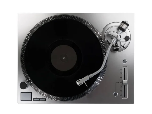 Top View Turntable White Background Royalty Free Stock Images