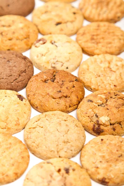 Mehrere Arten von Cookies — Stockfoto