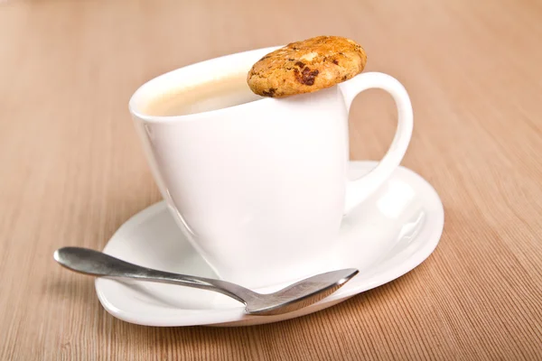 Koffie en cookie — Stockfoto