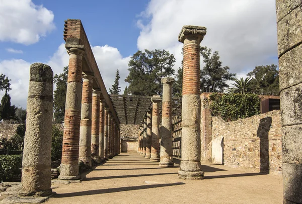 Merida ruínas anfiteatro — Fotografia de Stock