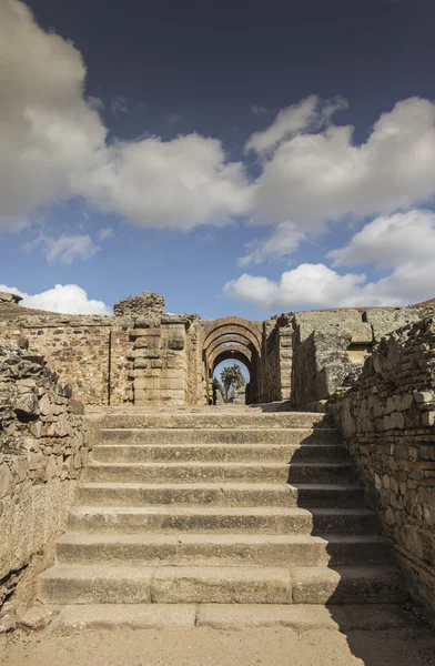 Merida ruïnes amfitheater Stockafbeelding