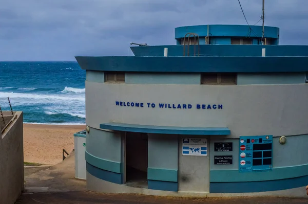 Willard Praia Melhor Popular Praia Bandeira Azul Ballito Dolphin Costa — Fotografia de Stock