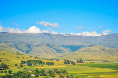 Drakensberg dağı, Drakensberg 'in merkezindeki Cathkin Tepesi' nin eteklerinde.