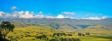 Drakensberg dağı, Drakensberg 'in merkezindeki Cathkin Tepesi' nin eteklerinde.