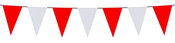 Garland Banner Színek Svájc Fehér Alapon — Stock Vector
