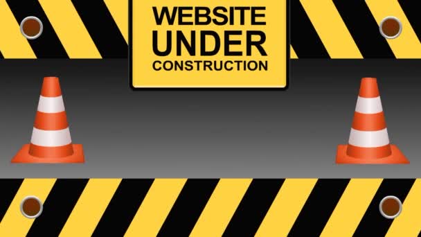 建設中のビデオウェブサイト — ストック動画