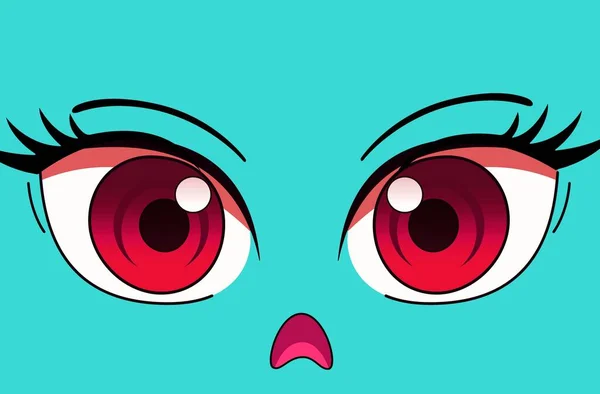 cartoon face design on blue background. illustration design