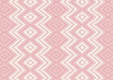Pembe arkaplan üzerinde geleneksel desen geometrik şekil. İllüstrasyon tasarımı 