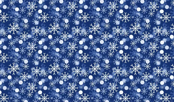Χειμερινό Φόντο Νιφάδες Χιονιού Εικονογράφηση Στυλ Σχεδιασμού — Φωτογραφία Αρχείου