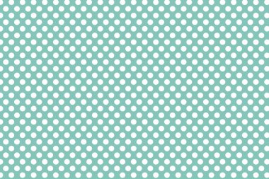 Polka, yeşil arkaplanda noktasız desen çiziyor - illüstrasyon 