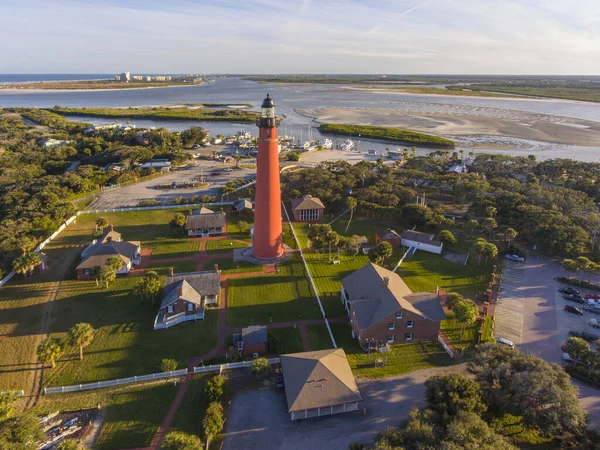 Ponce Leon Inlet Lighthouse National Historic Landmark Town Ponce Inlet — Stock Photo, Image